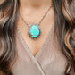 Number 8 Turquoise Necklace